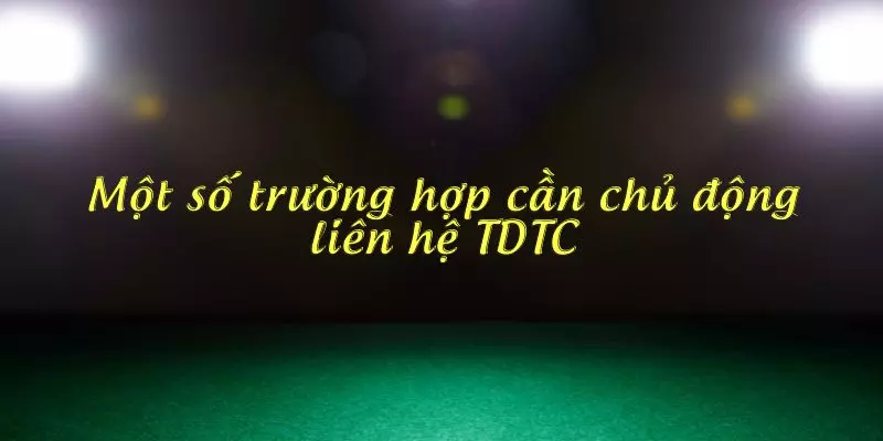 Người dùng chủ động tìm sự hỗ trợ từ tdtc